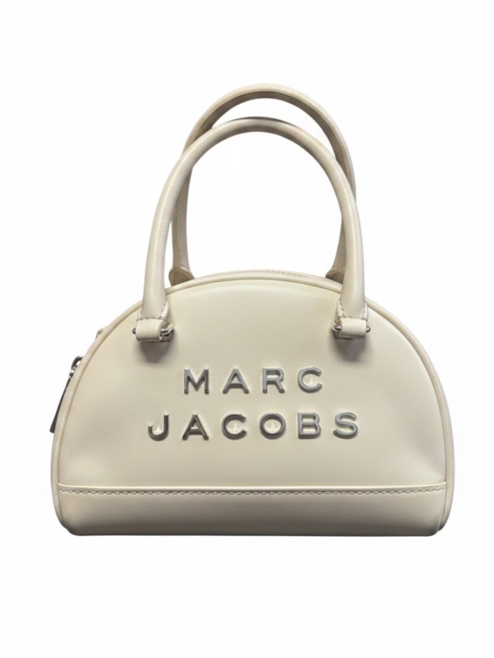 Marc Jacobs Cream Bowling Satchel NWT